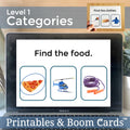 Categories Level 1 Task Cards