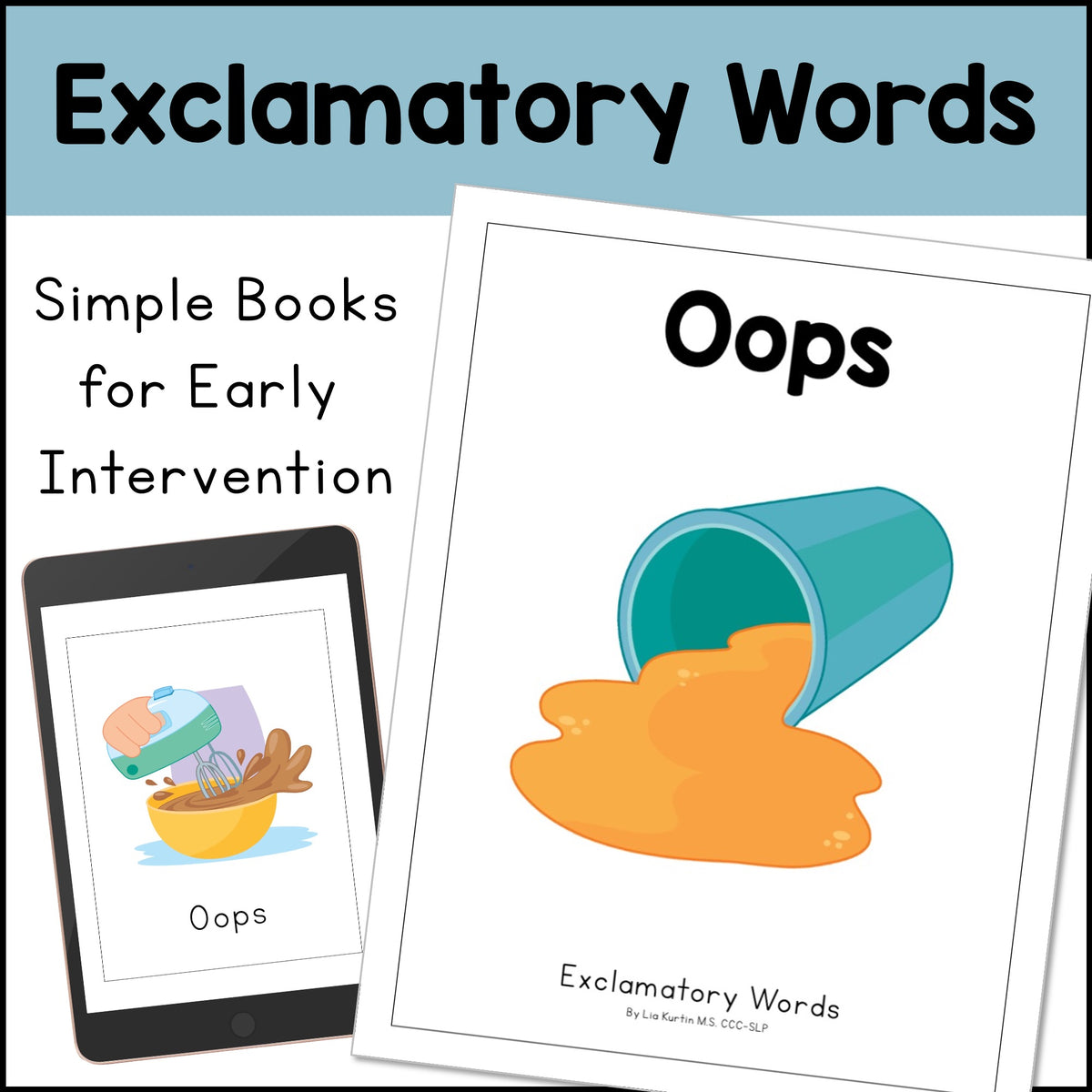 Oops Exclamatory Word Book