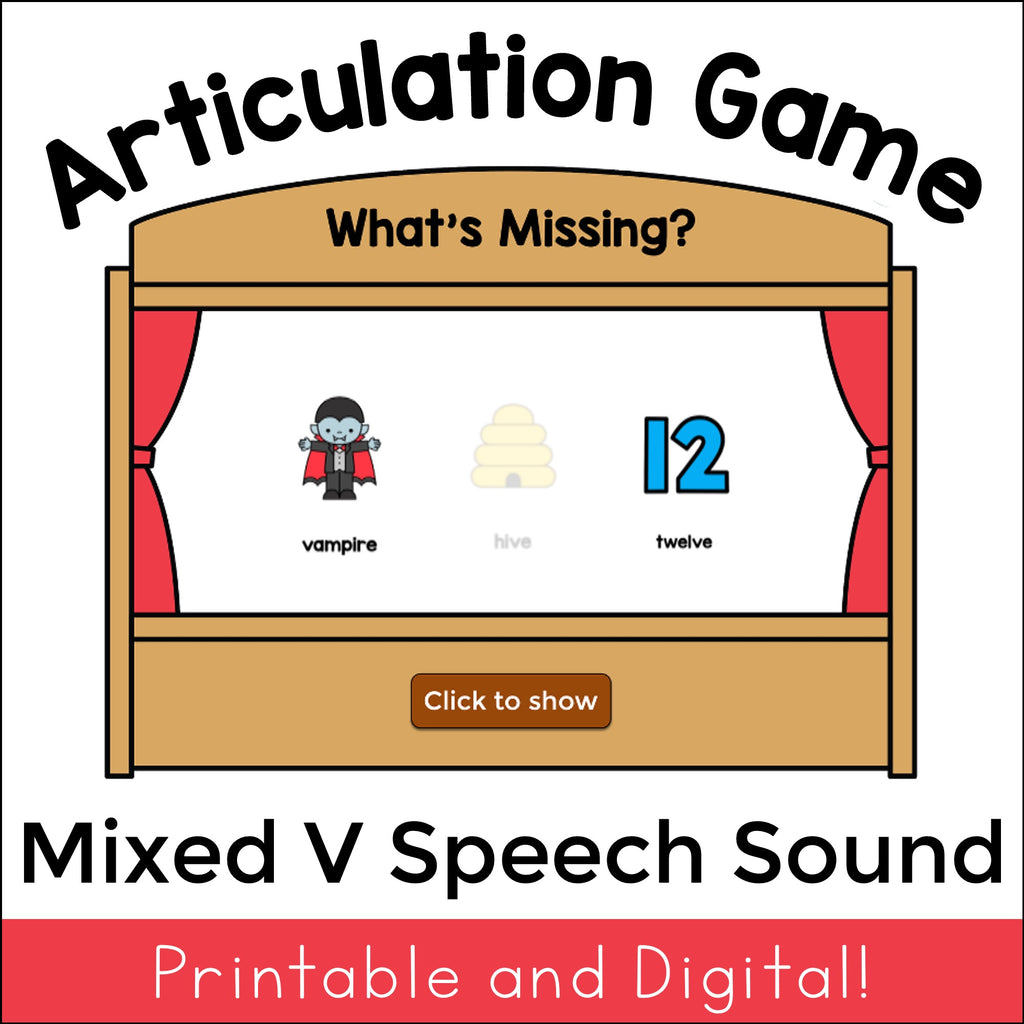 V What's Missing Articulation Game