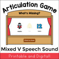 V What's Missing Articulation Game