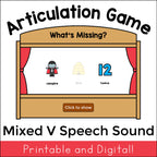 V What's Missing Articulation Game
