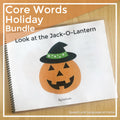 AAC Core Vocabulary Books Holiday Bundle