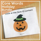 AAC Core Vocabulary Books Holiday Bundle