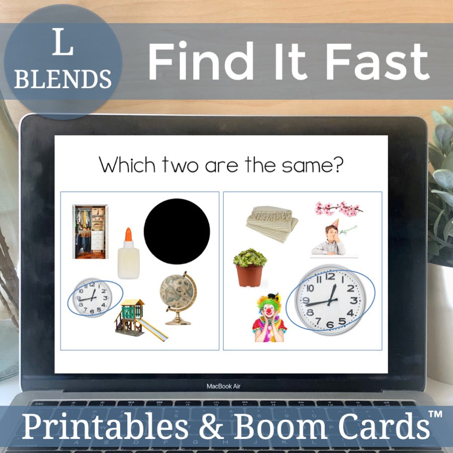 L Blends Articulation Game Find It Fast