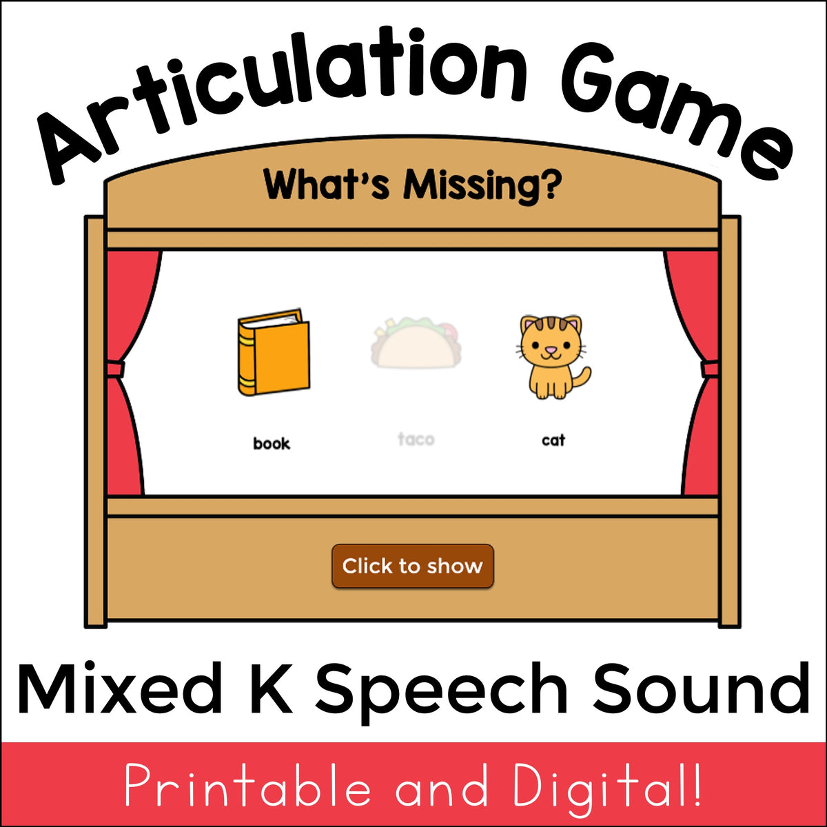 K What's Missing Articulation Game