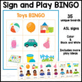 Toys Sign and Say Bingo