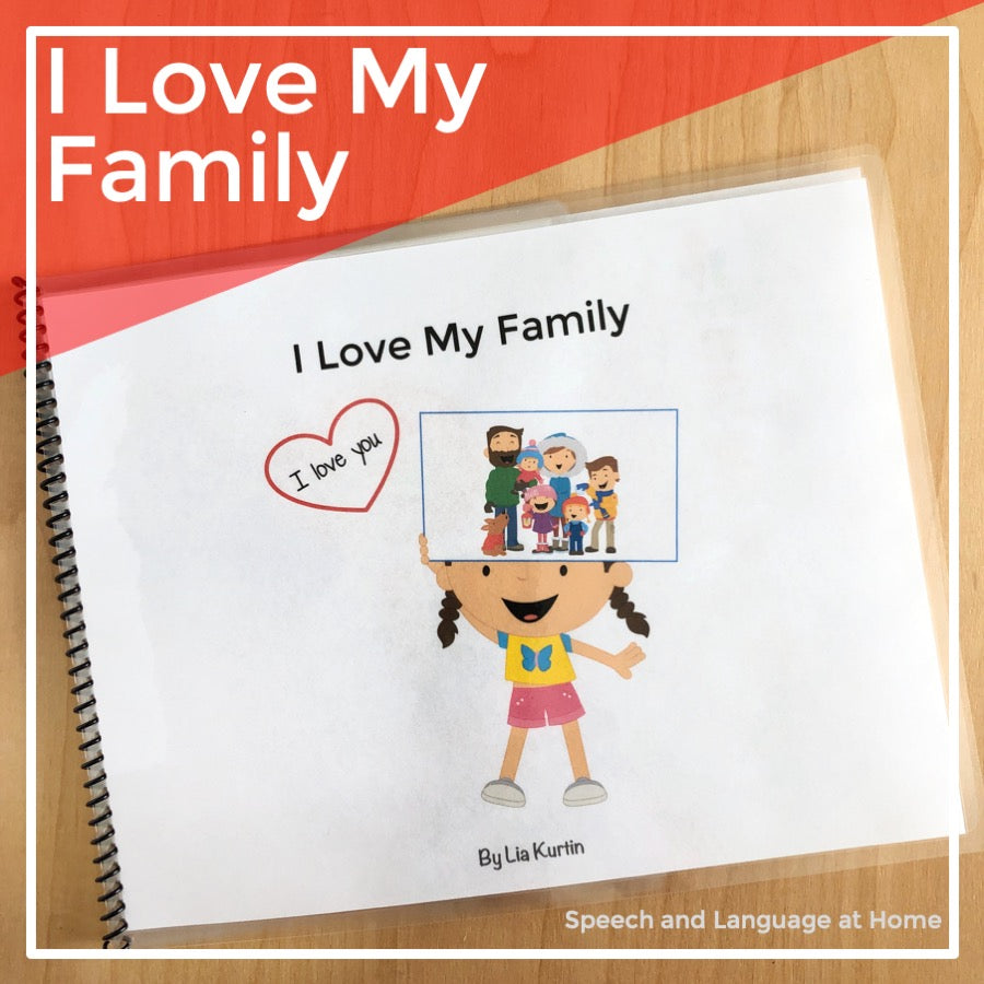 I Love My Family Interactive Book