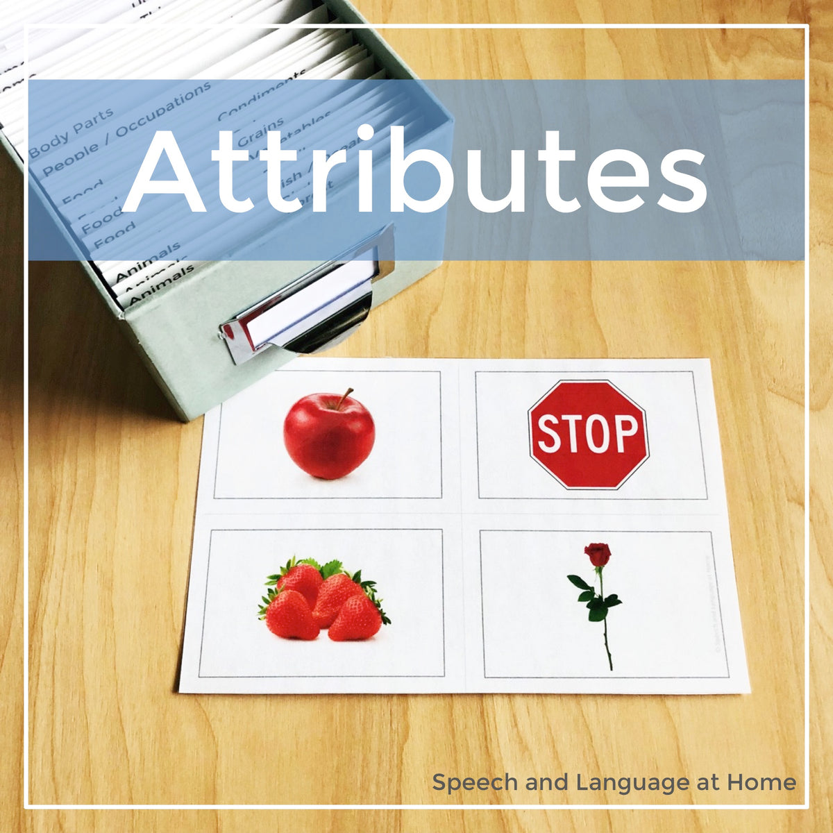 Attributes/Characteristics Photo Cards