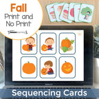 Fall Sequencing Cards