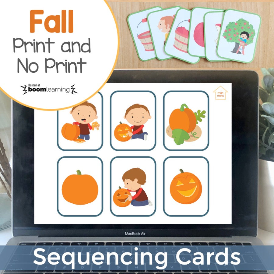 Fall Sequencing Cards