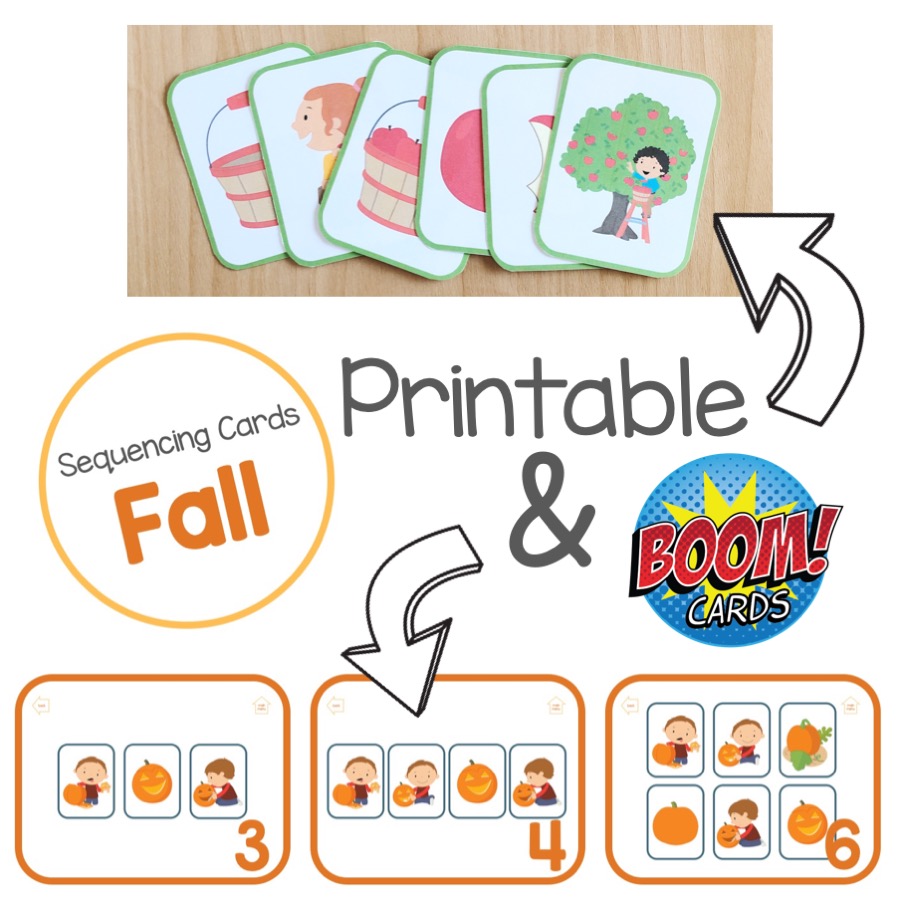 Fall Sequencing Cards