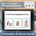Preposition Task Cards