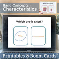 Basic Concept Characteristics Task Cards