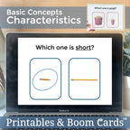 Basic Concept Characteristics Task Cards