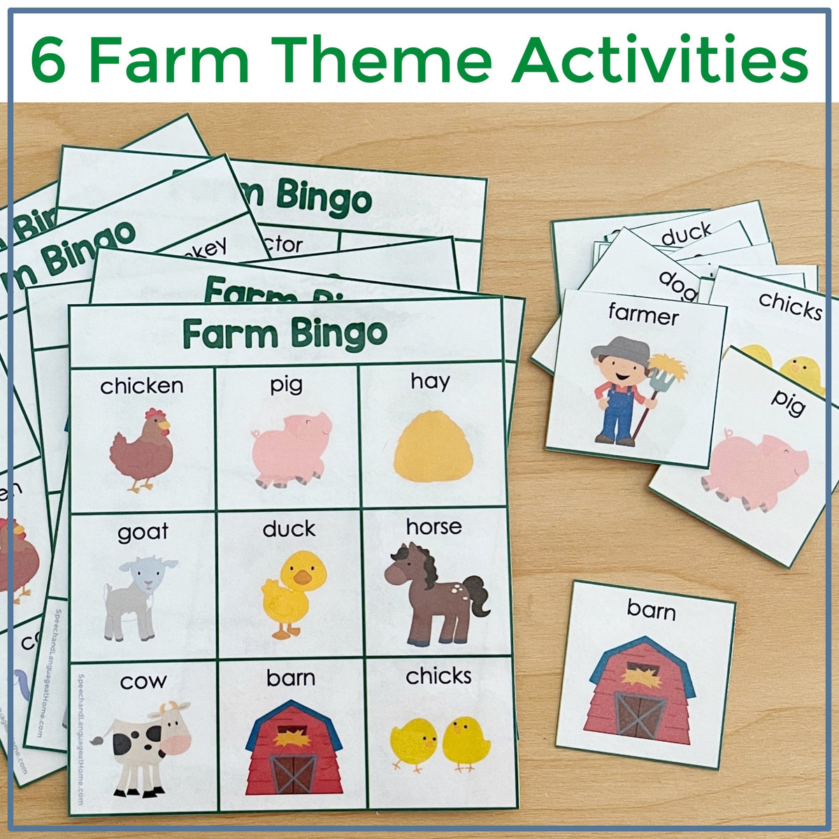 Farm Theme Games and Activities