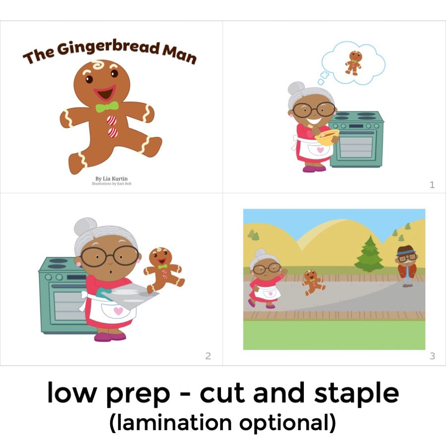 The Gingerbread Man Wordless Book