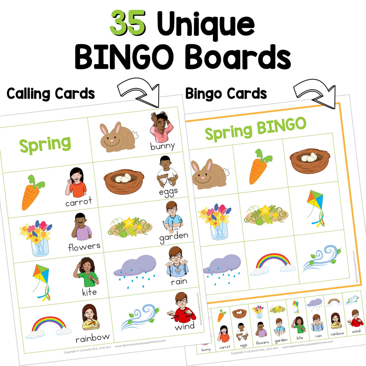 Spring Sign and Play Bingo Bundle