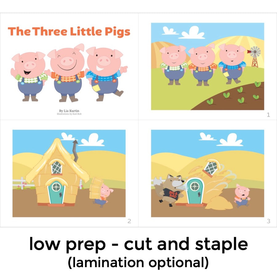 The Three Little Pigs Wordless Book