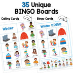 Winter Sign and Say Bingo
