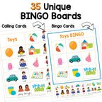 Toys Sign and Say Bingo