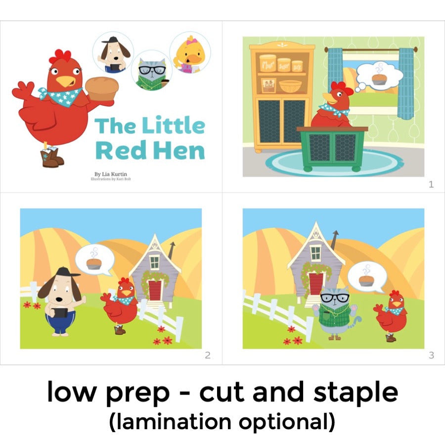 The Little Red Hen Wordless Book