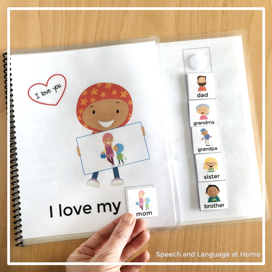 I Love My Family Interactive Book