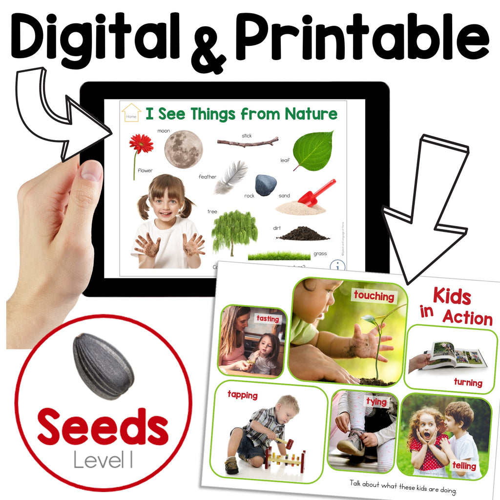 Spring Early Intervention Speech Therapy Activities