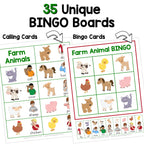 Farm Sign and Say Bingo