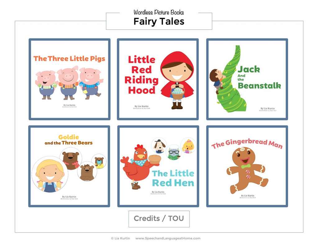 Fairy Tale Wordless Digital Books