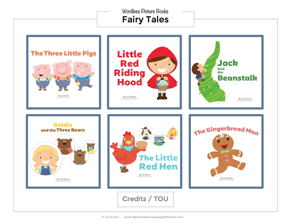 Fairy Tale Wordless Digital Books
