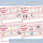 December Early Intervention Activities