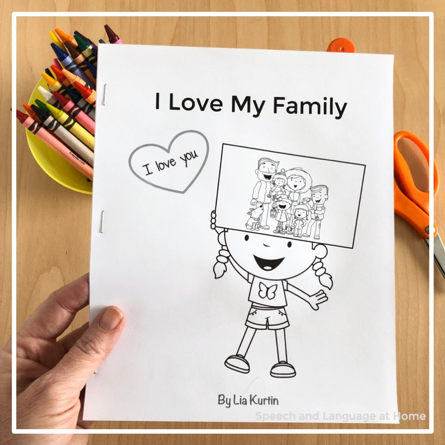 I Love My Family Interactive Book
