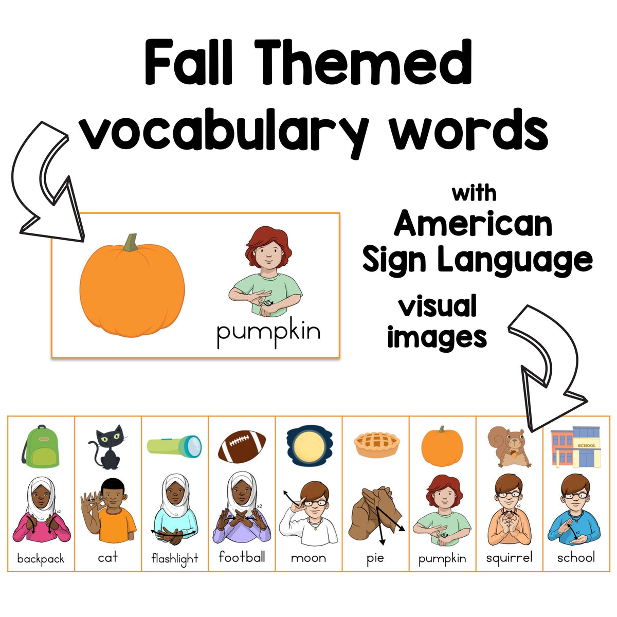 Fall Sign and Say Bingo
