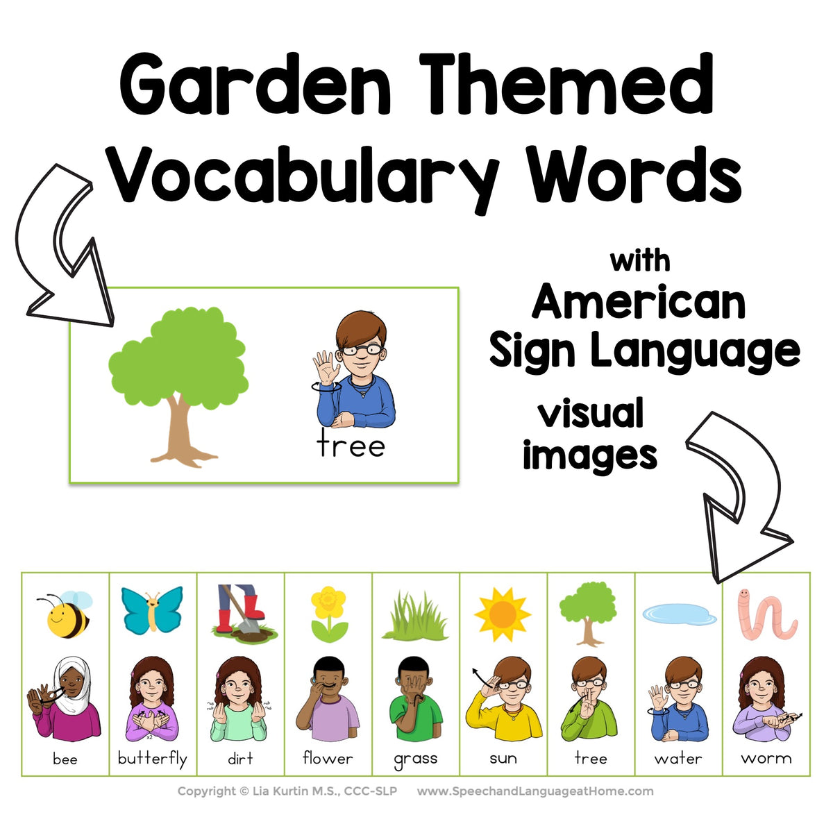 Garden Sign and Say Bingo