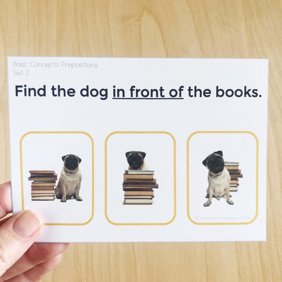 Preposition Task Cards