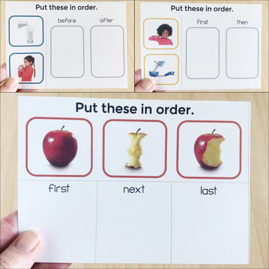 Sequencing Task Cards