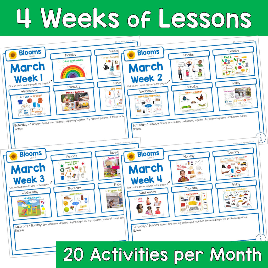 March Activities K-1