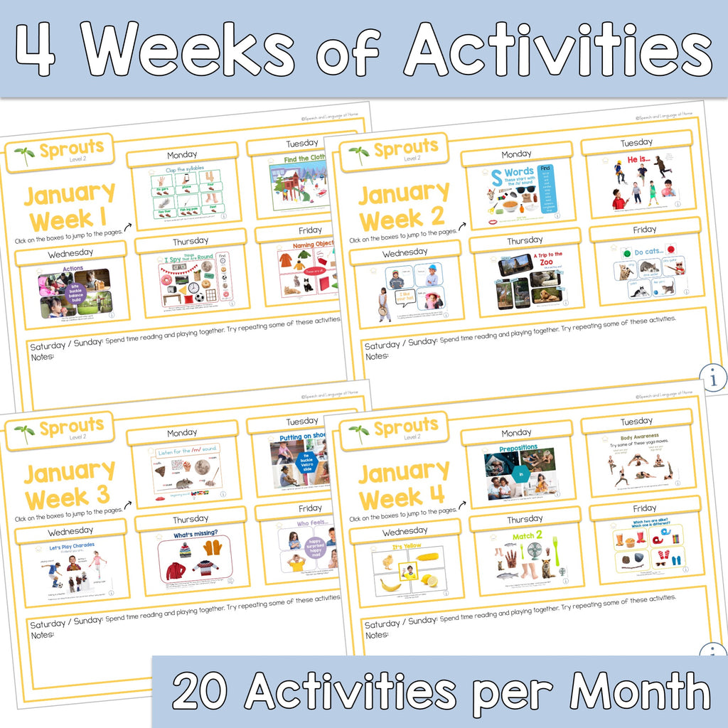 January Preschool Activities