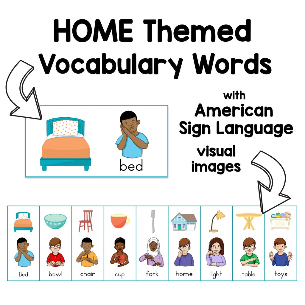 Home Sign and Say Bingo