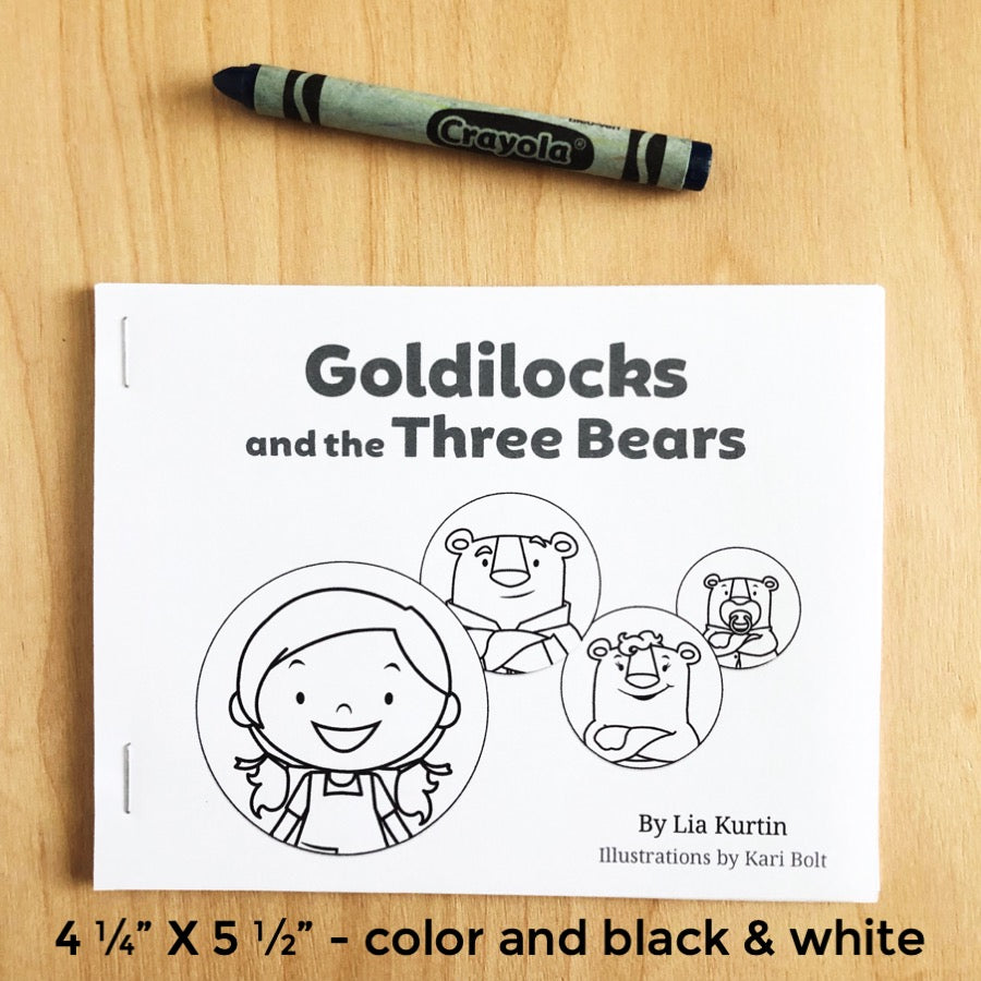 Goldilocks and the Three Bears Wordless Book