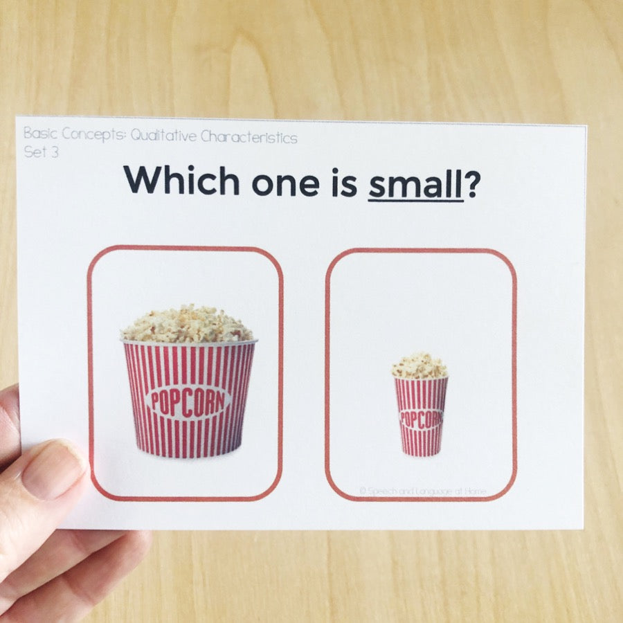 Basic Concept Characteristics Task Cards