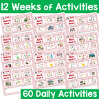 Spring Early Intervention Speech Therapy Activities