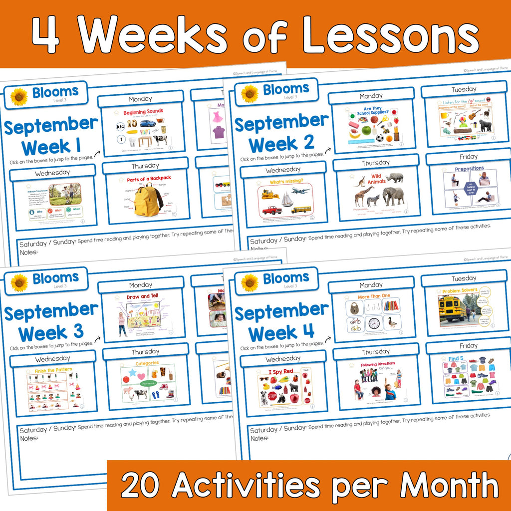 September Activities K-1