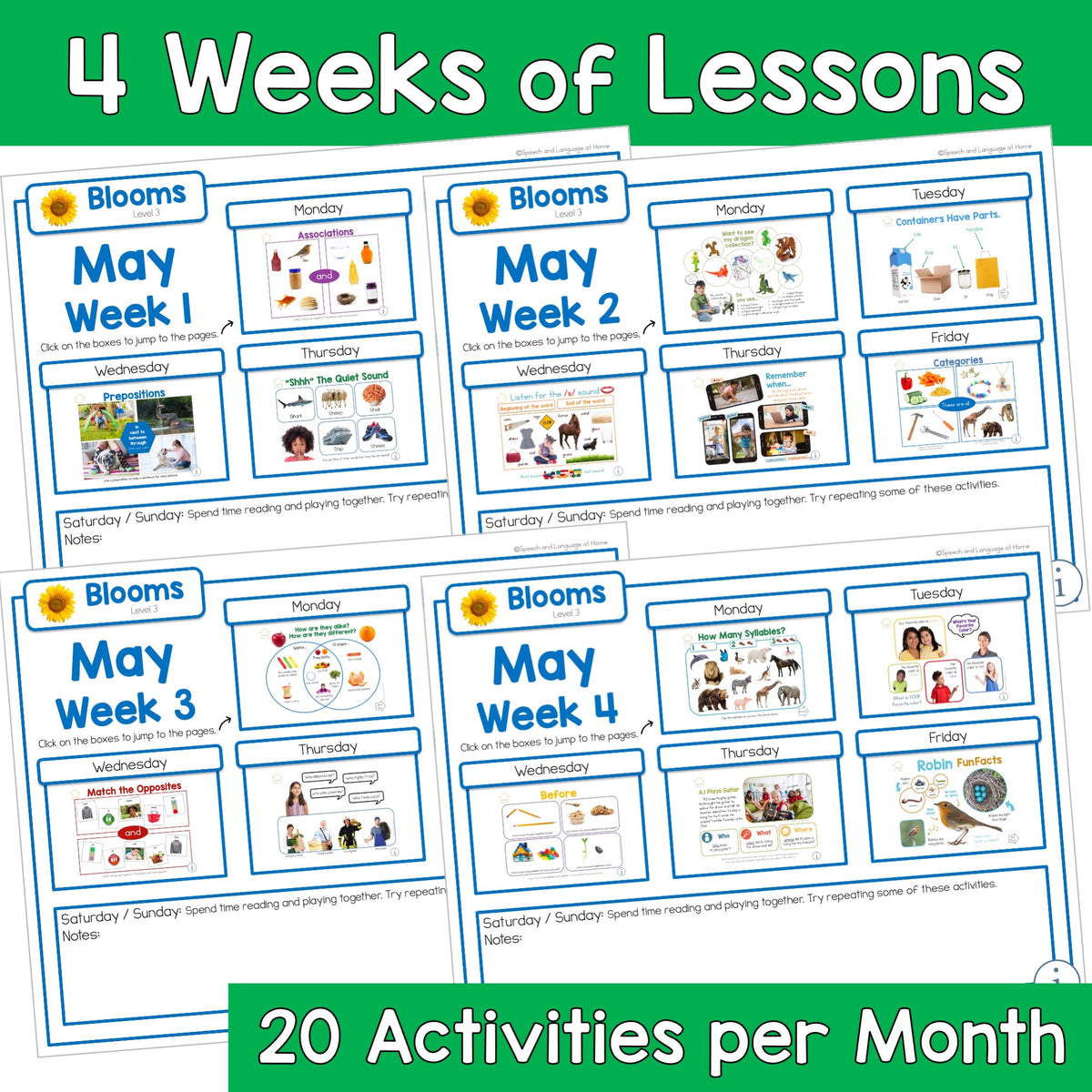 May Activities K-1