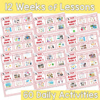 Summer Early Intervention Speech Therapy Activities