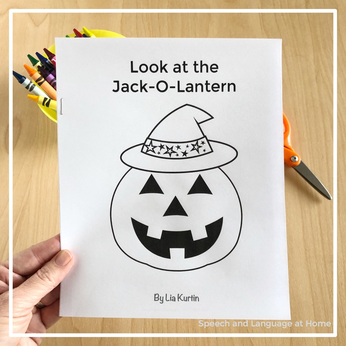 Look At The Jack-O-Lantern Interactive Book