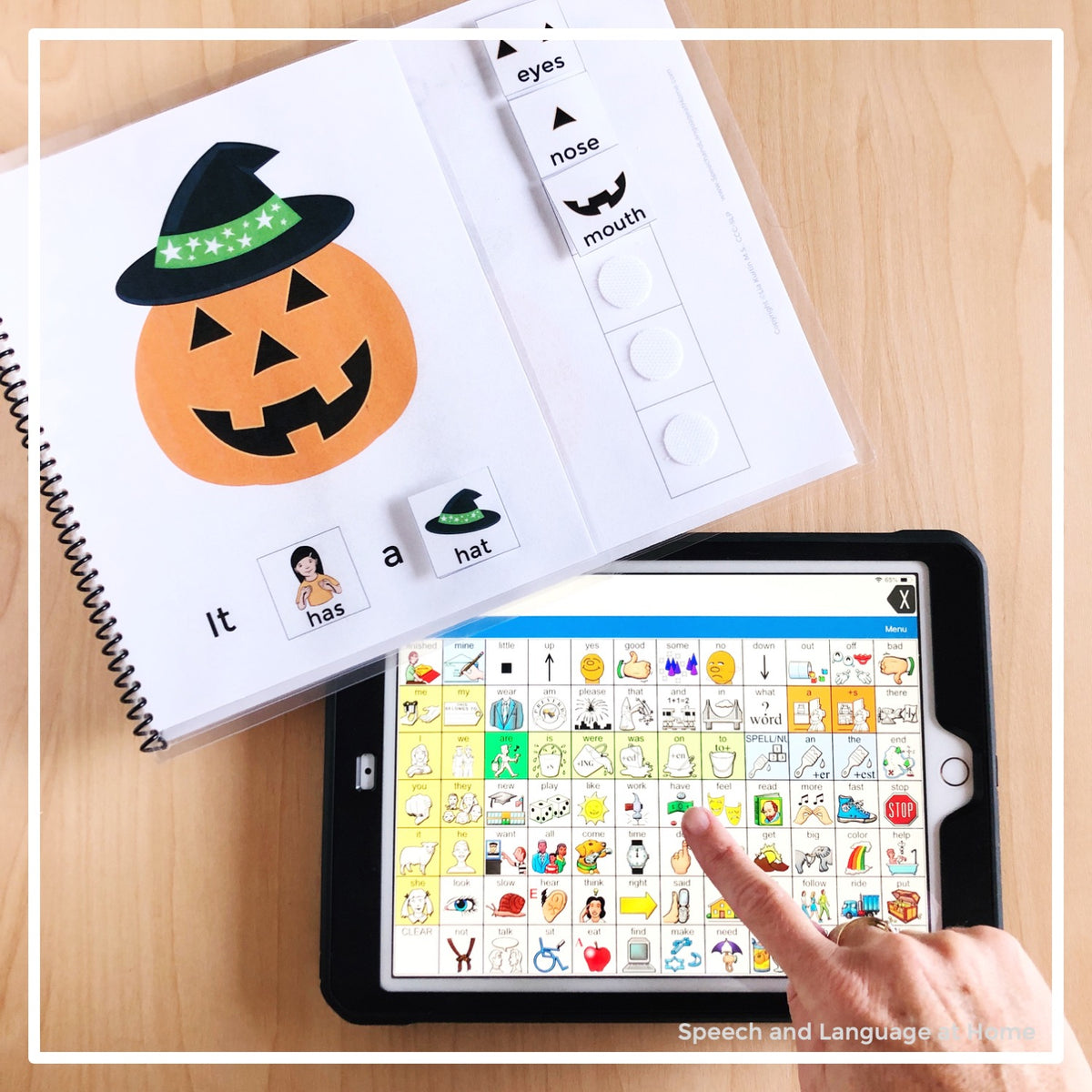 Look At The Jack-O-Lantern Interactive Book
