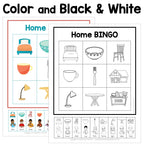 Home Sign and Say Bingo