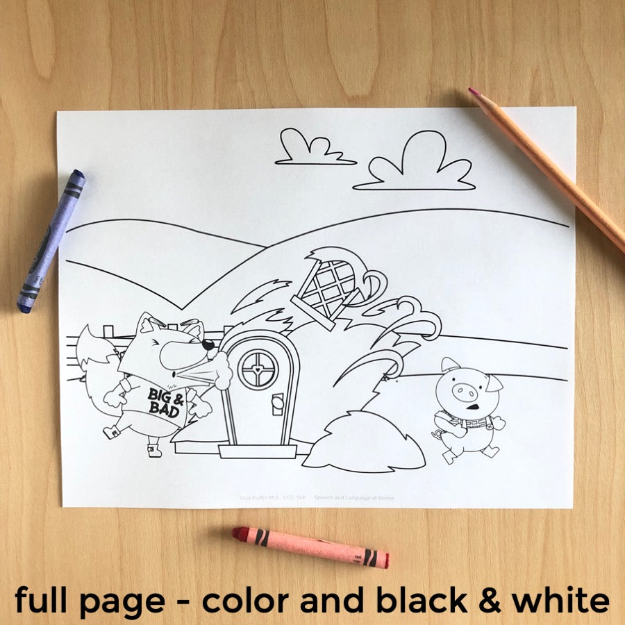 The Three Little Pigs Wordless Book