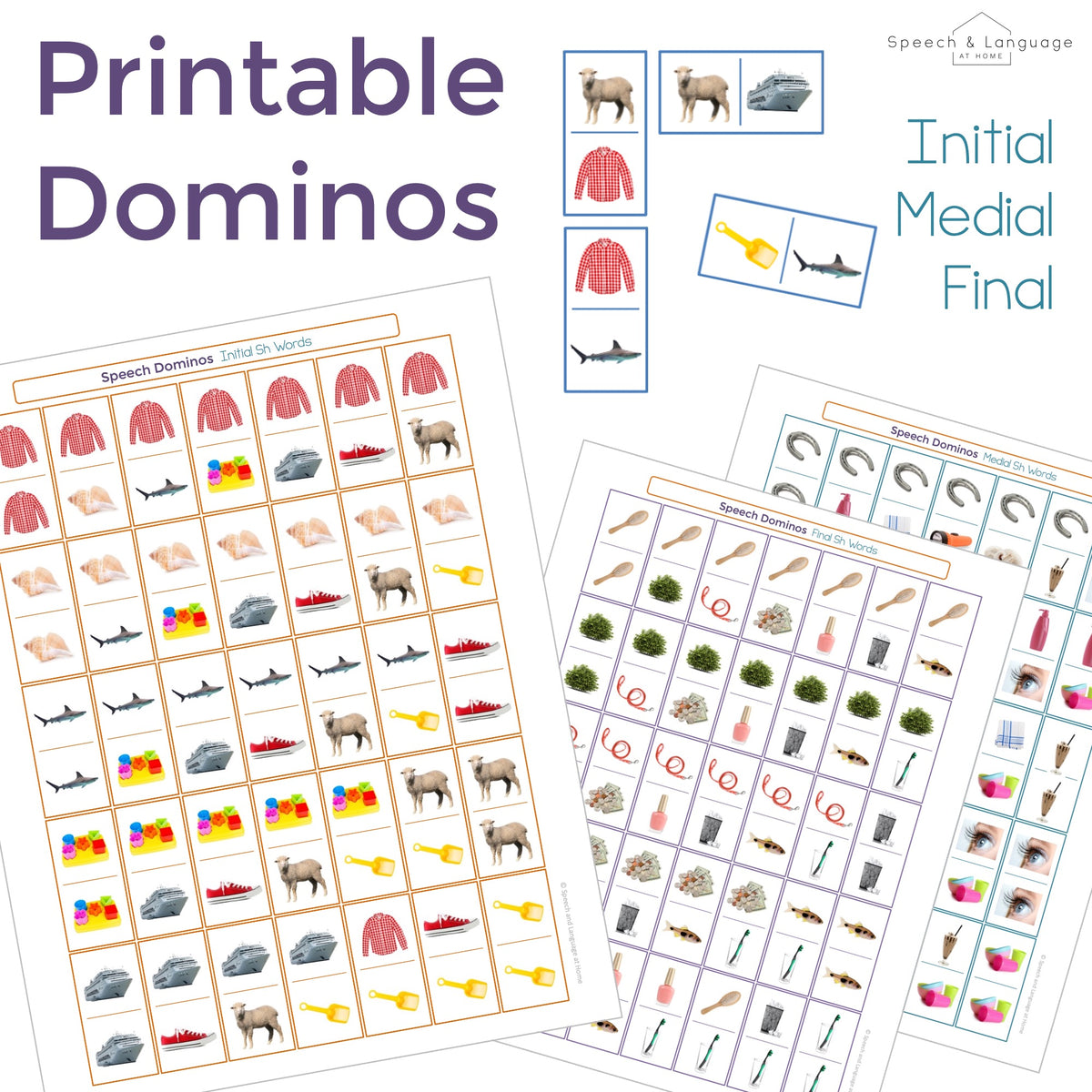 Sh Articulation Dominoes